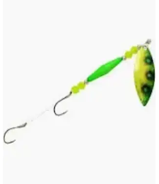 Three D Worm Harness THREE D WORM HARNESS BOTTOM BOUNCE #4 WILLOW NUCLEAR GREEN HOLOGRAM COPPER BACK (W4BB-NUGN-C)