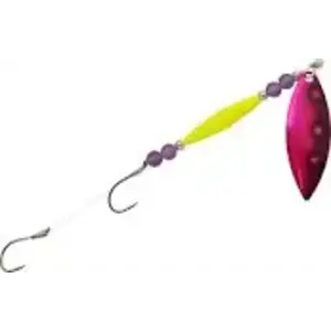 Three D Worm Harness Three D Worm Harness Bottom Bouncing Rigs Copper Back Willow #4 Nuclear Pink/Purple Hologram