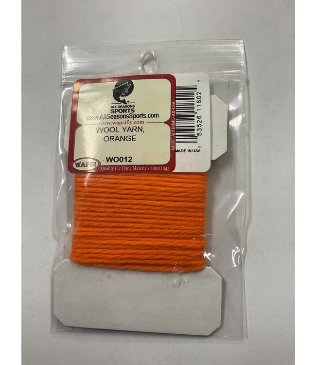 Wapsi WOOL YARN, ORANGE  WO012
