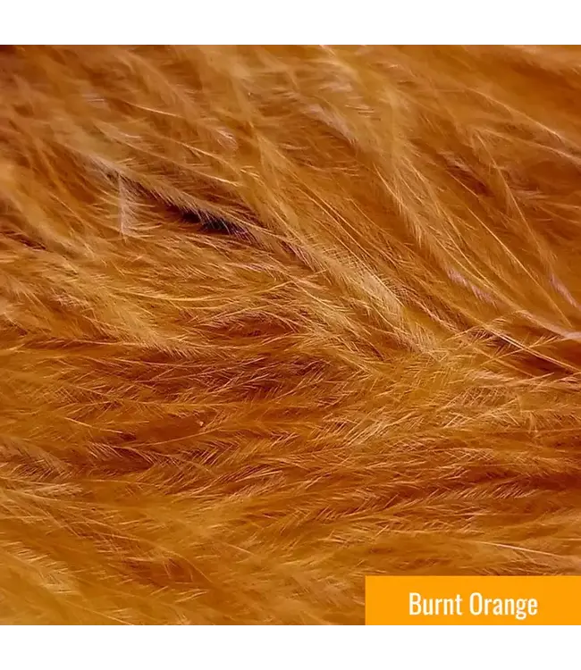 Wapsi SELECT MARABOU PLUMES, BURNT.ORANGE MA013