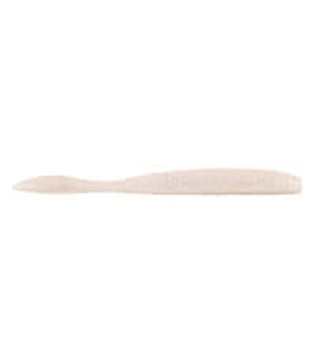 PURE FISHING Berkley Max Scent Flat Worm White Pearl