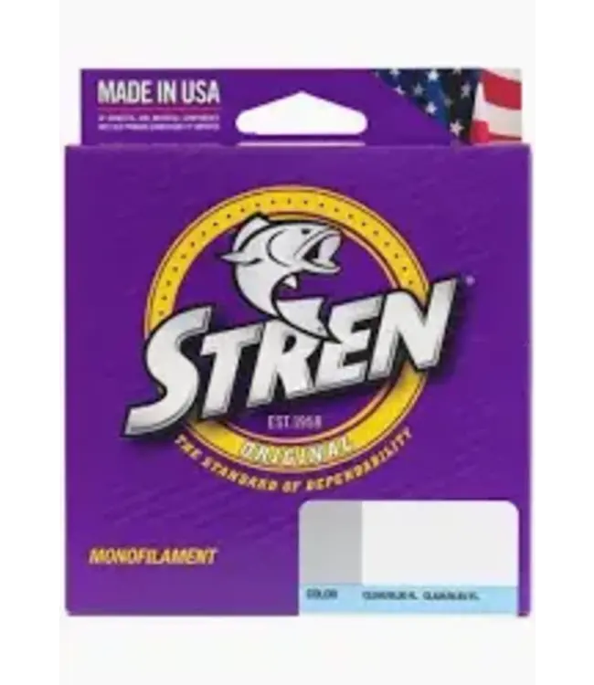 Stren Stren 10 LB Mono 330 yards- Clear/Blue
