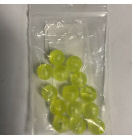 Lazy Larry's 7MM LAZY LARRY'S BEADS NEON YELLOW