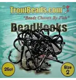 TroutBeads.com, Inc. TroutBeads Bead Hooks 25 4 Black