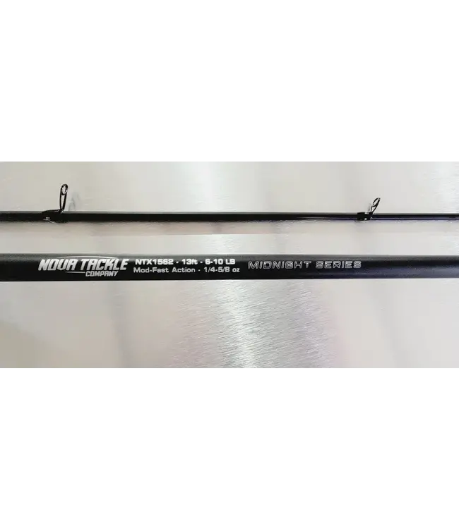 NOVA TACKLE COMPANY NOVA NTX1562 13 ft 6-10 Rated Midnight Series Centerpin Rod