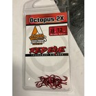 Addya Outdoors Inc. Addya Octopus Hook, Red, Reversed Sz12, 2X - 25PK