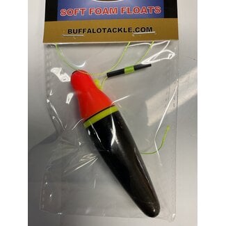 Sheffield Fishing Products SHEFFIELD SOFT FOAM SLIP FLOAT W/STOP 1/8OZ ORANGE