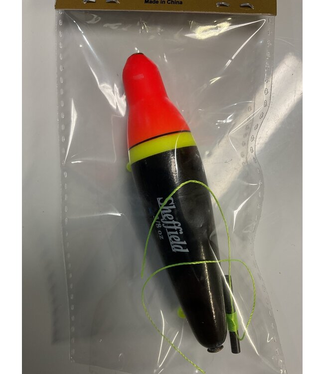 Sheffield Fishing Products SHEFFIELD SOFT FOAM SLIP FLOAT W/STOP 3/8OZ ORANGE