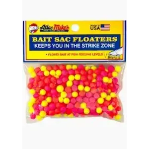 Atlas-Mike's Atlas Mike's Bait Sac Floaters 300/PK ASSORTED