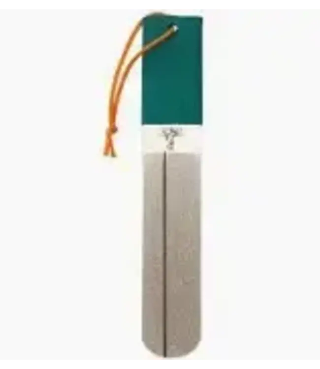 DR. SLICK Hook File, 2 Sided, Dual Sharpening Grooves, 6", S.S.,w/Diamond surface, Med/Hvy.Grit
