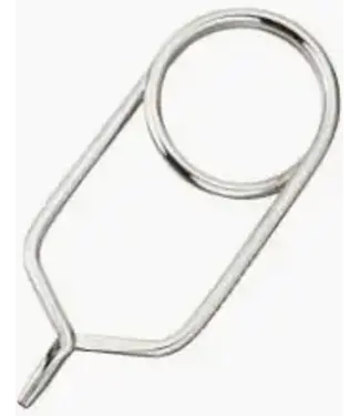 Terra Fly Tying Tools TERRA ENGLISH HACKLE PLIERS, LRG. SHORT NOSE T08303