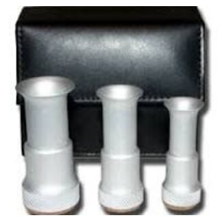 Terra Fly Tying Tools TERRA DELUXE HAIR STACKER SET W/LEATHER WALLET T08591