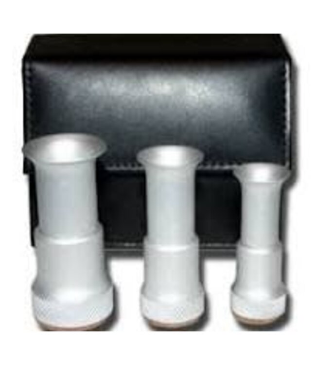 Terra Fly Tying Tools TERRA DELUXE HAIR STACKER SET W/LEATHER WALLET T08591