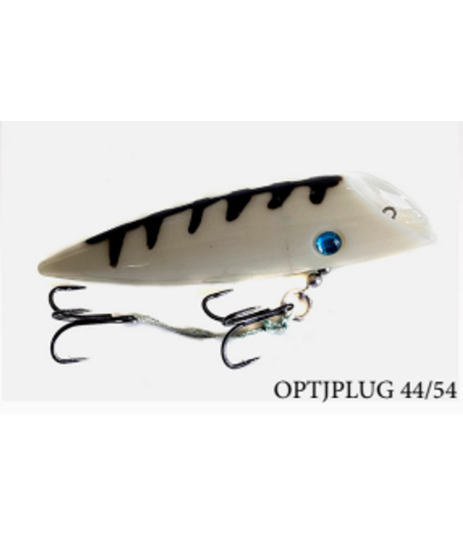 OPTI TACKLE OPTI J-PLUG 4" GLOW BLACK LADDER