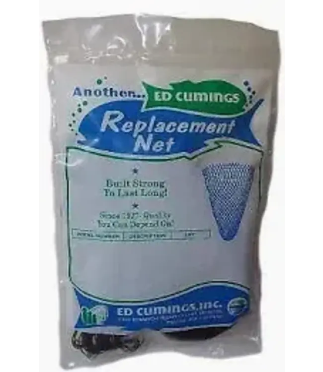 CUMINGS HOOK FREE REPLACEMENT NET DOUBLE DIPPED PVC COATED POLY 24" FITS 19" DIA