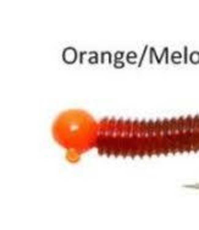 CUBBY FISHING 4424  CUBBY MIN-IMITE 2 ORG/MELON W/RED GLITTER