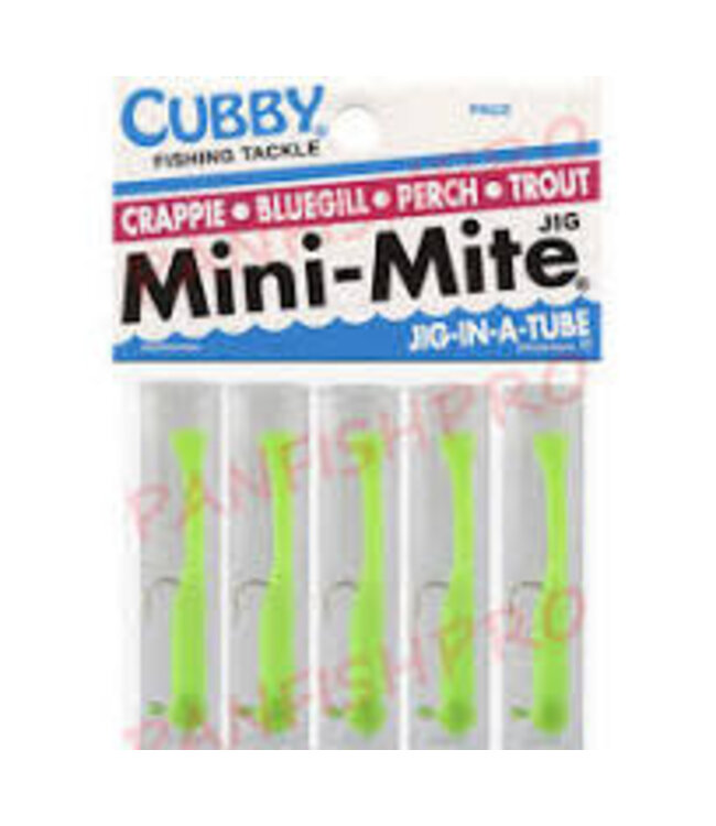 CUBBY FISHING 2407 BIG CUBBY MINI-MITE CHART/CLEAR CHART