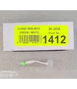 CUBBY FISHING 1412 CUBBY MINI-MITE LIME/WHITE 1/32oz