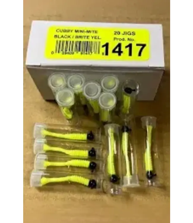CUBBY FISHING 1417 CUBBY MINI-MITE BLACK/YELLOW 1/32oz