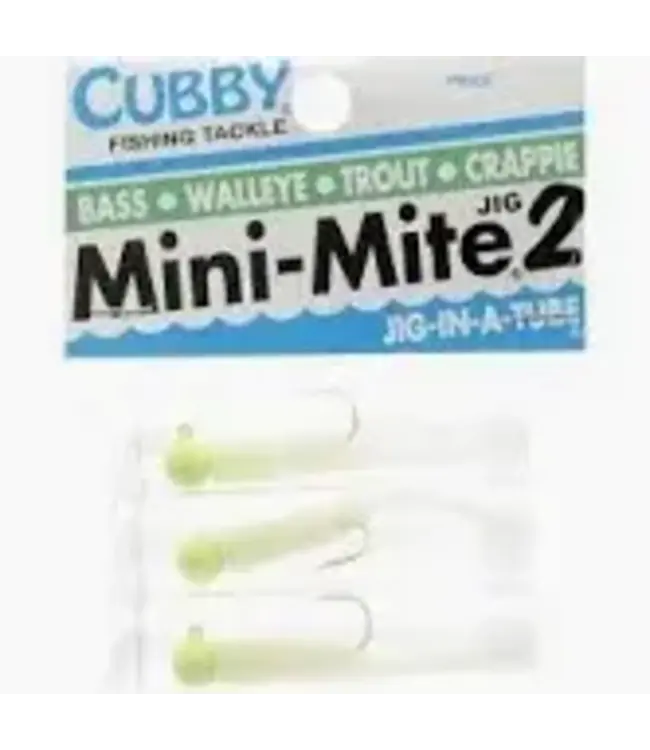 CUBBY FISHING 8013 CUBBY MINI-MITE2 GREEN/GLOW 1/16oz