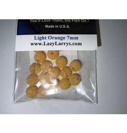 Lazy Larry's 7MM LAZY LARRY'S BEADS LIGHT ORANGE