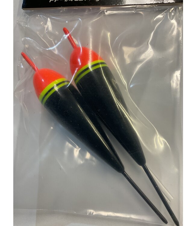 NOVA TACKLE COMPANY NOVA FIXED FLOAT 3/16oz / 6 G W/TUBING 2/PK ORANGE TOP