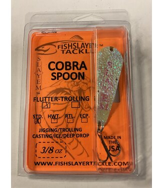COBRA FLUTTER SPOON LUMINOUS QUEEN 3/8oz