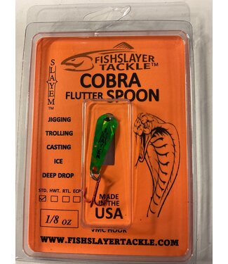 COBRA FLUTTER SPOON MEAN GREEN 1/8 ooz