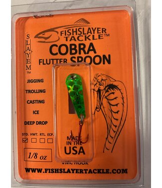 COBRA FLUTTER SPOON MEAN JOE GREEN 1/8OZ