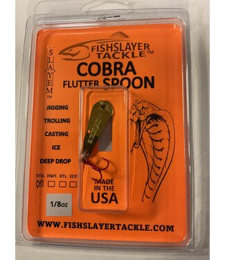 COBRA FLUTTER SPOON WELL POLISHED BLING 1/8OZ