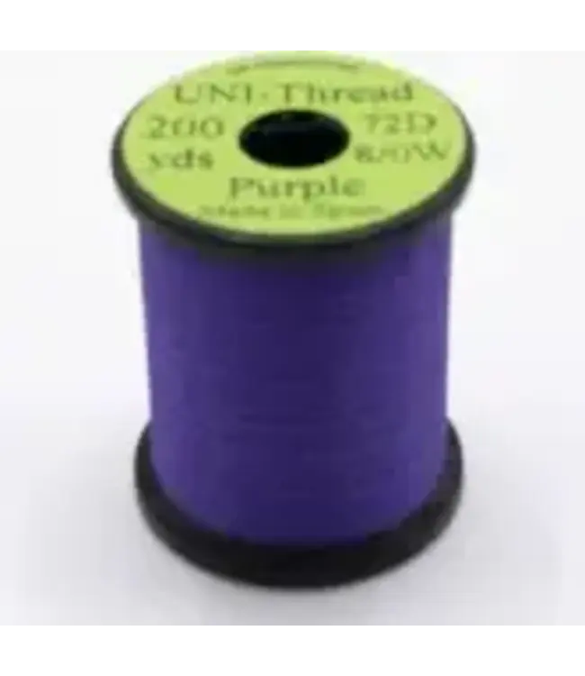 (U8S092) UNI-THREAD 8/0, 72 DENIER POLYESTER PURPLE
