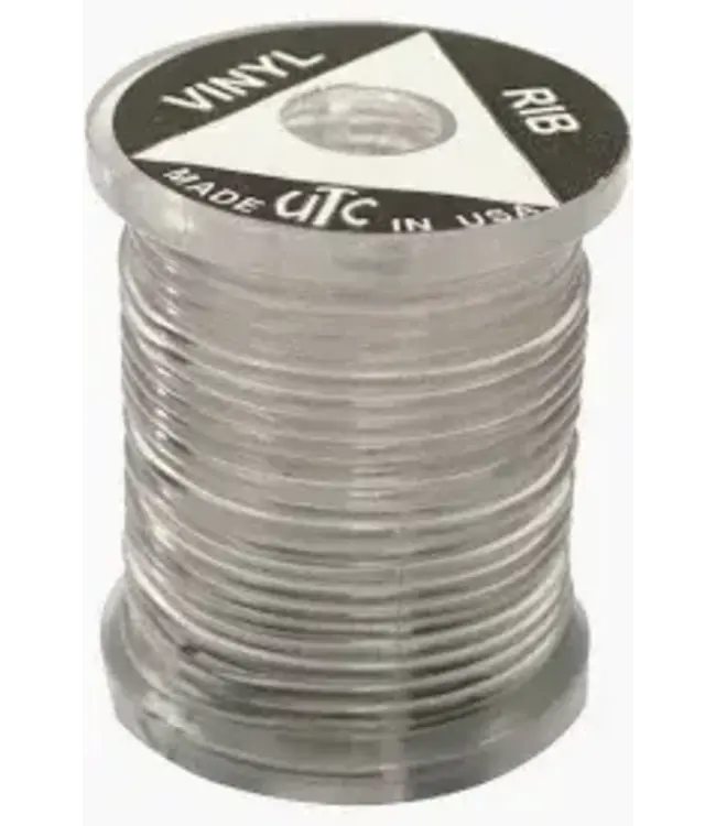 (VRM000) VINYL "D" RIB, MEDIUM, CLEAR