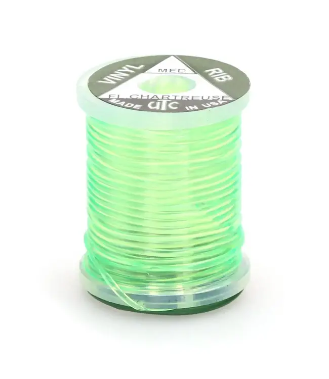 Wapsi (VRM509) VINYL "D" RIB, MEDIUM, FL. CHARTREUSE