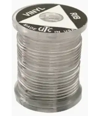Wapsi (VRS000) VINYL "D" RIB, MIDGE, CLEAR