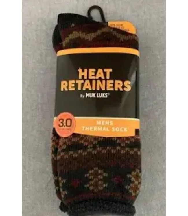 Quiet Wear Quiet Wear HEAT RETAINERS Mens Thermal Socks Brown