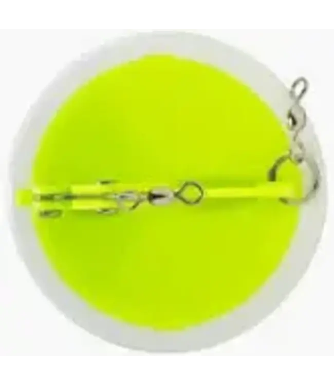Luhr-Jensen LUHR-JENSEN SZ-1 DIPSY DIVER CHARTREUSE/WHITE BOTTOM