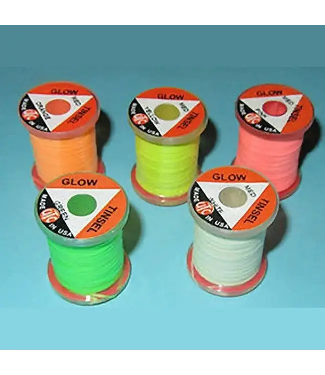 ULTRA THREAD COMPANY GLOW TINSEL 1/32"