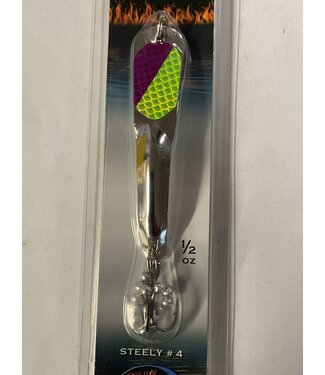 Iron Decoy Iron Decoy Steely 4 SILVER CHARTREUSE HOT PURPLE 1/2oz