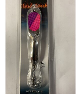 Iron Decoy Iron Decoy Steely 4 SILVER HOT PURPLE PINK 1/2oz