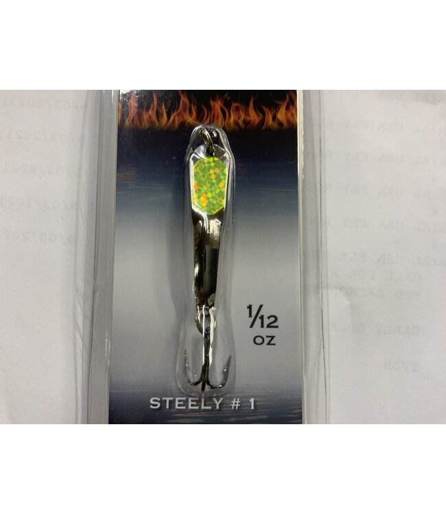 Iron Decoy Iron Decoy Steely 1 SILVER CHARTREUSE 1/12oz