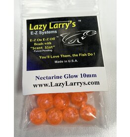 Lazy Larry's 10MM LAZY LARRY'S BEADS NECTARINE GLOW