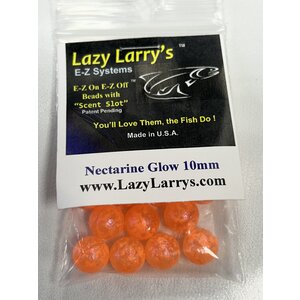 Lazy Larry's 10MM LAZY LARRY'S BEADS NECTARINE GLOW
