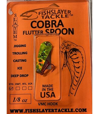 COBRA FLUTTER SPOON MELLO YELLO 1/8oz