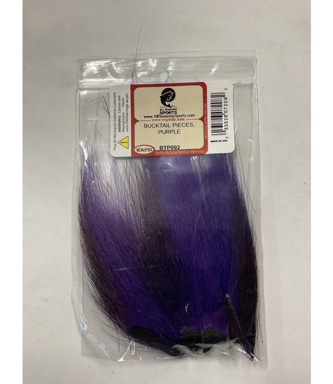 Wapsi (BTP092) BUCKTAIL PIECES, PURPLE