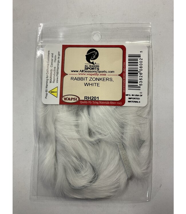 Wapsi (RH201) RABBIT ZONKERS, WHITE