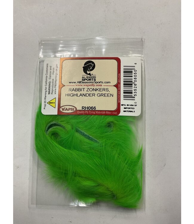 Wapsi (RH066) RABBIT ZONKERS, HIGHLANDER GREEN