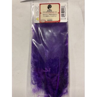 Wapsi SELECT MARABOU PLUMES, PURPLE MA092