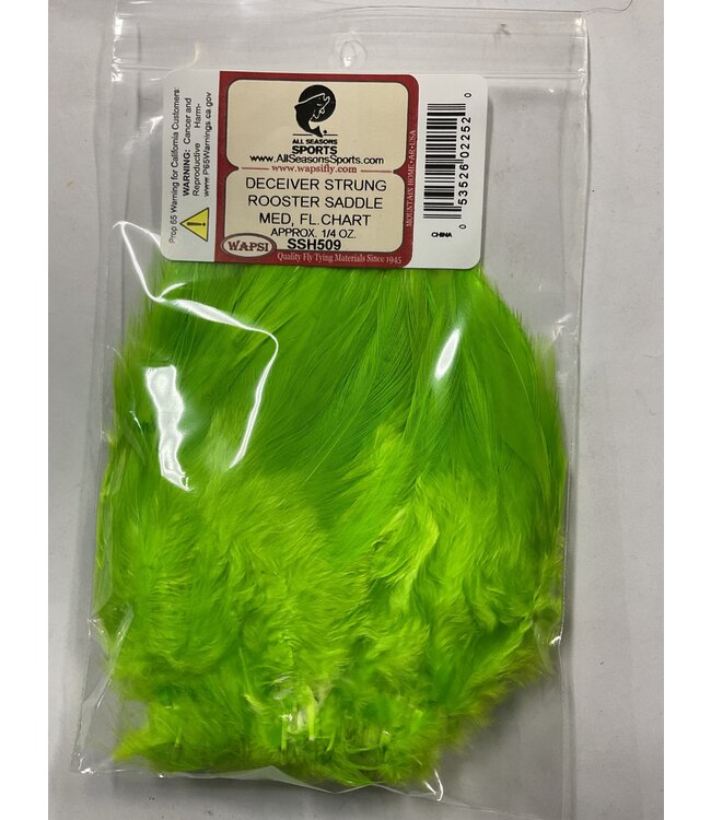 Wapsi DECEIVER STRUNG ROOSTER SADDLE MED, FL.CHART SSH509