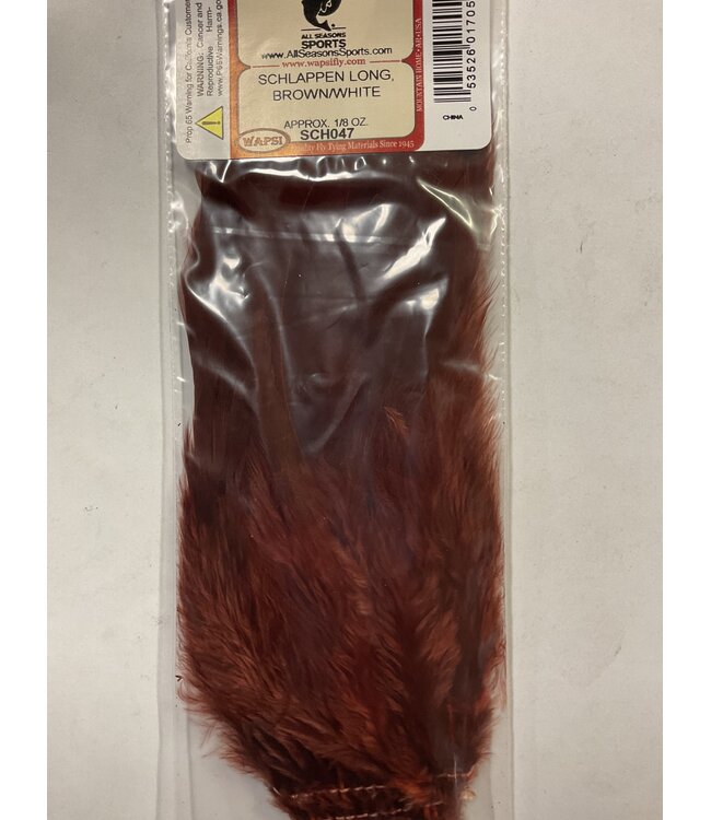 Wapsi STRUNG SCHLAPPEN LONG, BROWN/WHITE SCH047