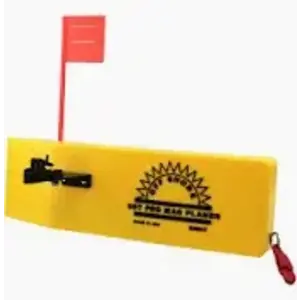 OFF SHORE TACKLE OFFSHORE SST PRO MAG PLANER BOARD (RIGHT) , YELLOW, 13.5" X 4" X 1.25", INCL. FLAG, OR18, OR16